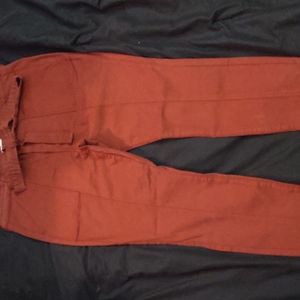 Belted Coral Pants